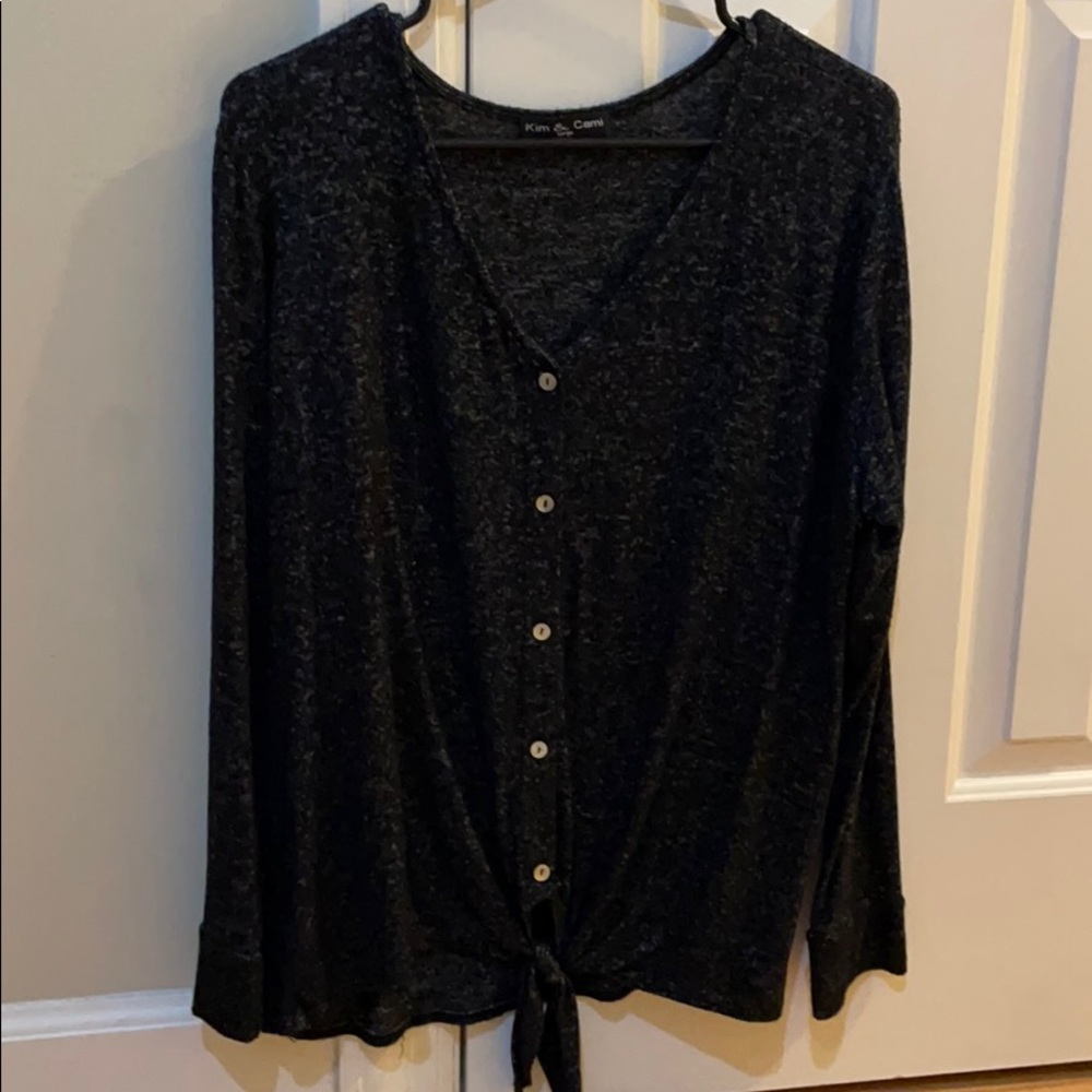 Tie Front Top